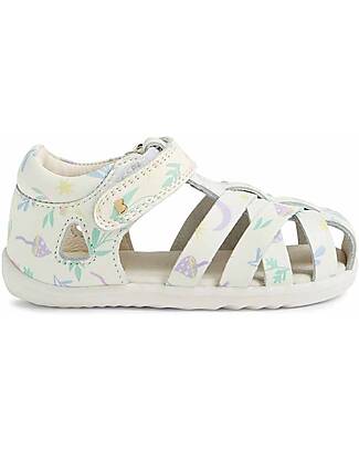 Bobux Step Up Tropicana II Sandals - White Floral - First Steps Sandals