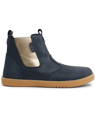 Bobux Stivaletto Kid Jodphur, Blu/Brillante - Comfort e Stile per bambini grandi! Scarpe