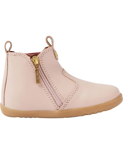 Bobux Stivaletto Step Up Jodhpur - Cameo Rose - in Pelle - Primi Passi Scarpe