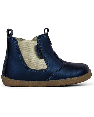 Bobux Stivaletto Step-Up Jodphur - Blu/Brillante - Comfort e Stile per i Primi Passi! Scarpe