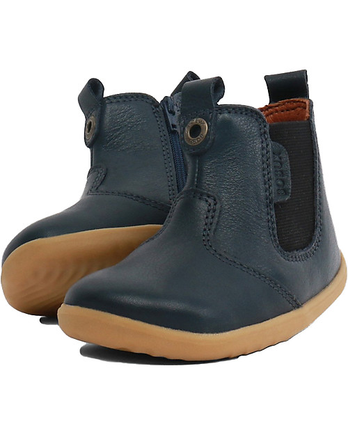 Bobux Stivaletto Step-Up Jodphur, Blu Navy - Comfort e Stile per i Primi Passi! Scarpe