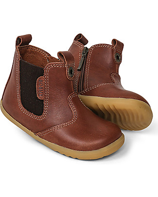 Bobux Stivaletto Step-Up Jodphur - Caramello - Comfort e Stile per i Primi Passi! Scarpe