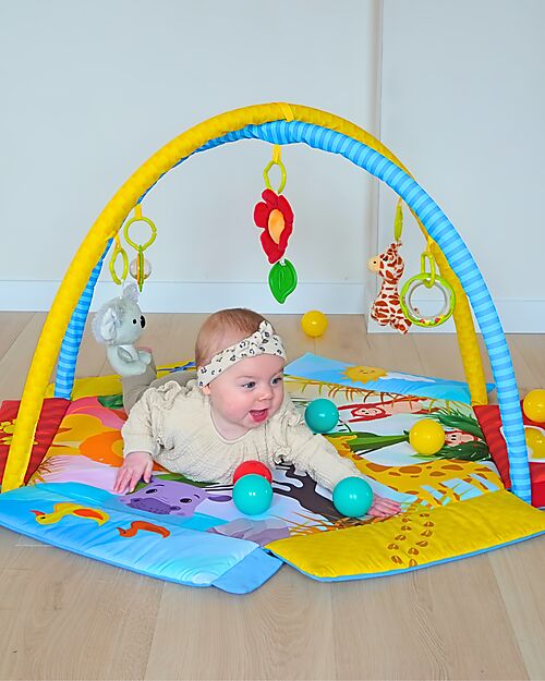 BoJungle 2 in 1 Palestrina Sensoriale e Piscina di Palline - Palenquo - Multiattività Palestrine