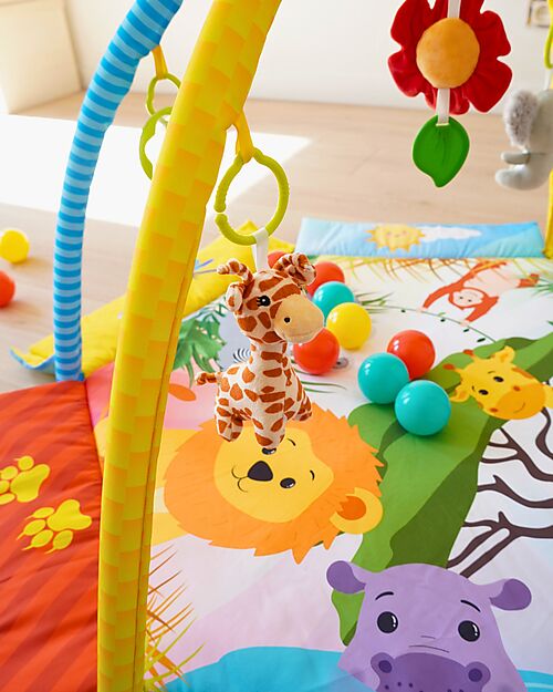 BoJungle 2 in 1 Palestrina Sensoriale e Piscina di Palline - Palenquo - Multiattività Palestrine