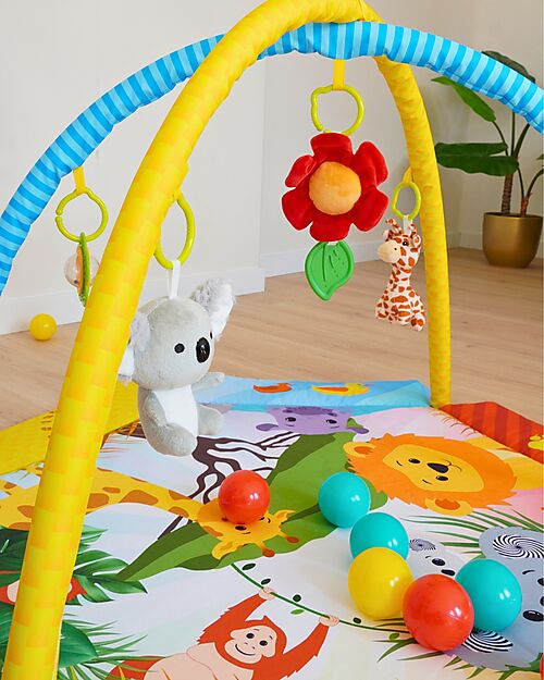 BoJungle 2 in 1 Palestrina Sensoriale e Piscina di Palline - Palenquo - Multiattività Palestrine