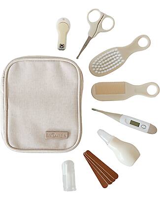 BoJungle Kit Toilette Neonato - 8 pezzi - Dune Kit Toilette Neonato