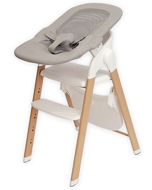 BoJungle Sdraietta - Pure White - Compatibile con Seggiolone Grow With Me Sdraiette_