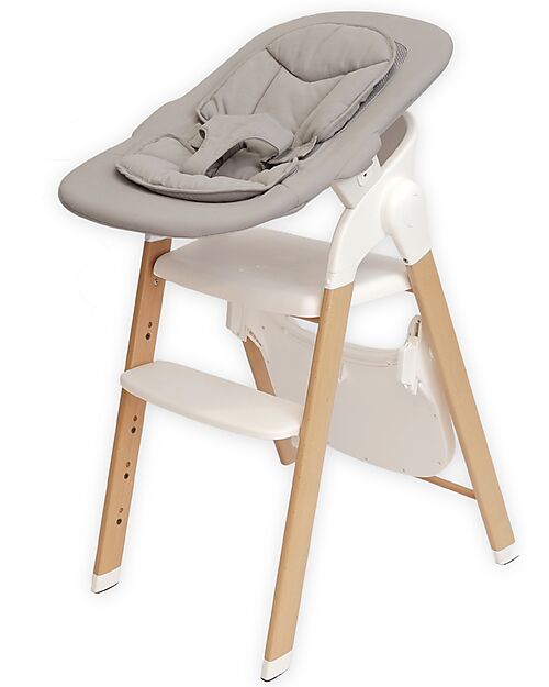 BoJungle Sdraietta - Pure White - Compatibile con Seggiolone Grow With Me Sdraiette_