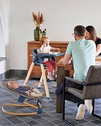 BoJungle Sdraietta - Shady Grey - Compatibile con Seggiolone Grow With Me Sdraiette_