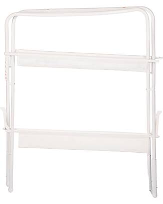 BoJungle Supporto per Vasca Bagnetto Orso - Bianco - 4 Altezze Vaschette e Accessori