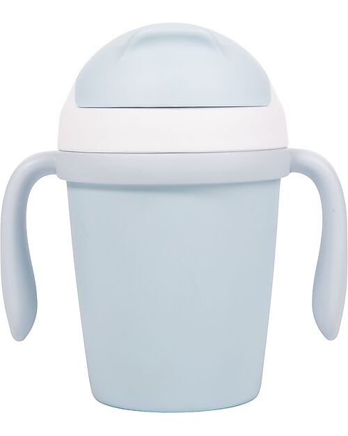 BoJungle Tazza da Apprendimento 250 ml - Blu - Materiale Sostenibile Bicchieri