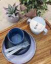 BoJungle Tazza da Apprendimento 250 ml - Blu - Materiale Sostenibile Bicchieri