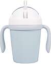 BoJungle Tazza da Apprendimento 250 ml - Blu - Materiale Sostenibile Bicchieri