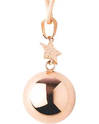 Bola Pregnancy Jewel Bola Pregnancy Necklace - Rose Gold with Star Teething Necklaces