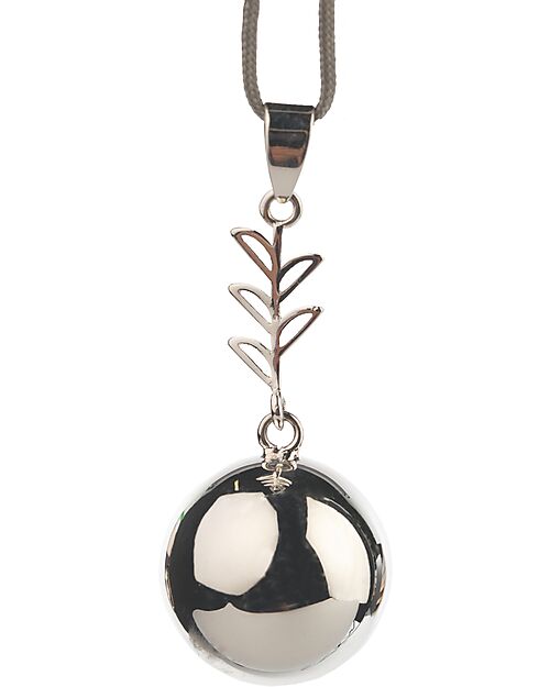 Bola Pregnancy Jewel Chiama Angeli Bola - Argento con Foglie Collane Allattamento
