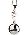 Bola Pregnancy Jewel Chiama Angeli Bola - Argento con Foglie Collane Allattamento