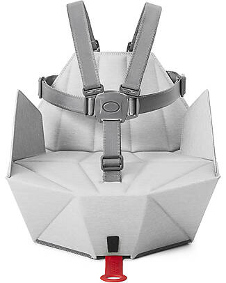 Bombol Rialzo Pop-up Booster per Sedia - Pebble Grey - con Fianchetti Laterali Seggiolini da Viaggio