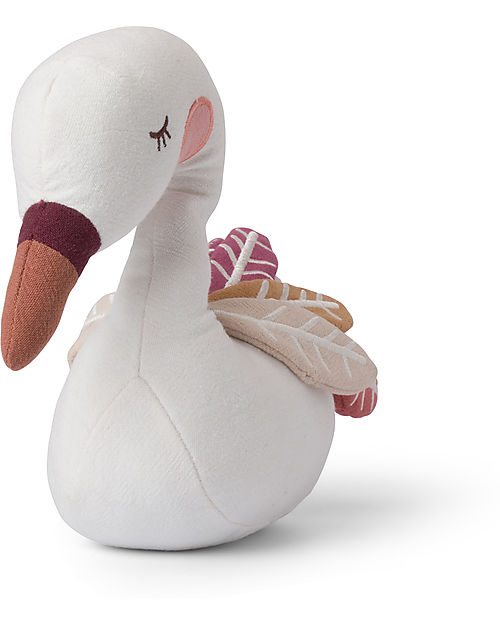 Bon Ton Toys Peluche Cigno Susie - Bianco - 28cm - fatto con PET Riciclato! Peluche