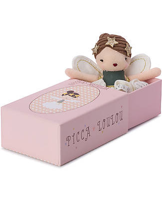 Bon Ton Toys Peluche Fatina Mathilda con Scatola Regalo - 11cm - fatto con PET Riciclato! Peluche