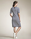 Boob Abito in Maglia Premaman e Allattamento, Righe Blu - Cotone Bio Vestiti_