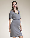 Boob Abito in Maglia Premaman e Allattamento, Righe Blu - Cotone Bio Vestiti_