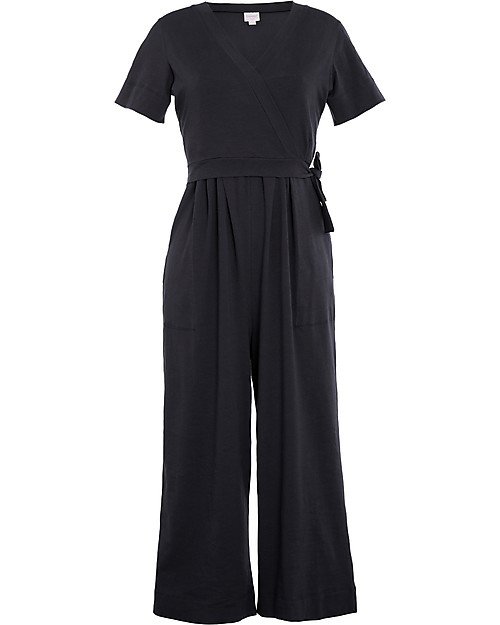 Boob Amelia Tuta Premaman e Allattamento - Nero - Cotone Bio Vestiti_