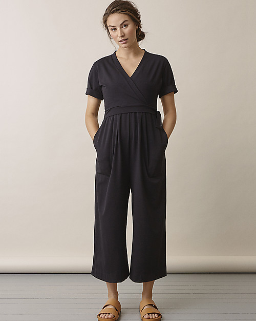 Boob Amelia Tuta Premaman e Allattamento - Nero - Cotone Bio Vestiti_