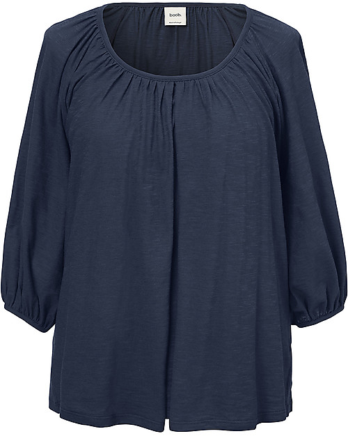 Boob Blusa Air Premaman e Allattamento - Blu Thunder - 100% cotone bio Maglie Manica Lunga