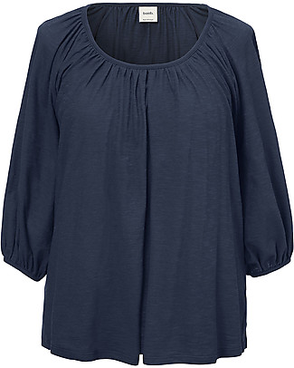 Boob Blusa Air Premaman e Allattamento - Blu Thunder - 100% cotone bio Maglie Manica Lunga