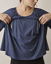 Boob Blusa Air Premaman e Allattamento - Blu Thunder - 100% cotone bio Maglie Manica Lunga
