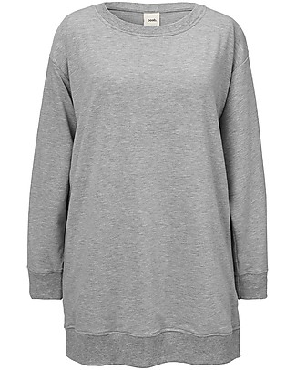 Boob Felpa BFF Premaman e Allattamento - Grigio Melange - Eco-Friendly Felpe