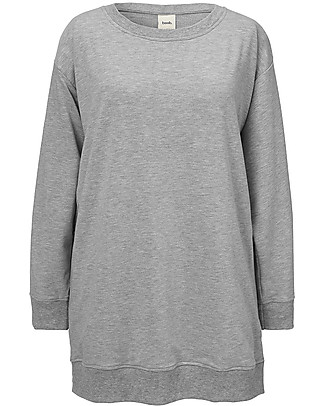 Boob Felpa BFF Premaman e Allattamento - Grigio Melange - Eco-Friendly Felpe