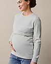 Boob Felpa Premaman e Allattamento con Scaldapetto - Grigio Ghiaccio - Cotone Bio Felpe