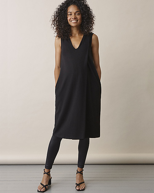 Boob Lil Abito Premaman e Allattamento - Nero - Fibra di Eucalipto Vestiti_