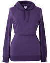 Boob Maglia da Allattamento Cuorecaldo con Cappuccio Viola - Cotone Bio- ULTIMI 2 XS e XL Felpe