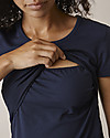 Boob Maglia Maniche Corte Premaman e allattamento Classic - Blu Notte - Cotone bio T-shirt