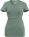 Boob Maglia Maniche Corte Premaman e allattamento Classic - Verde - Cotone bio T-shirt