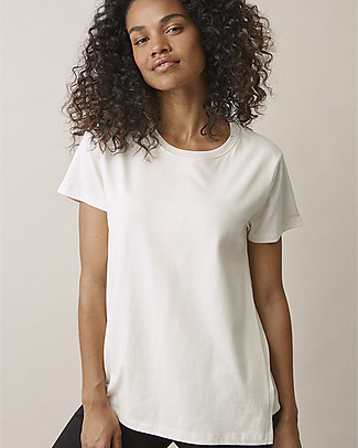Boob Maglia Maniche Corte Premaman e allattamento con Apertura Laterale The Shirt - Tofu - Cotone bio T-Shirt e Canotte