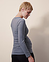 Boob Maglia Premaman e Allattamento Flatter, Smoke - Morbida fibra di Eucalipto Maglie Manica Lunga