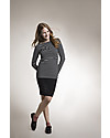 Boob Maglia Premaman e Allattamento Simone - Righe Nere e Bianche - Cotone Bio Maglie Manica Lunga