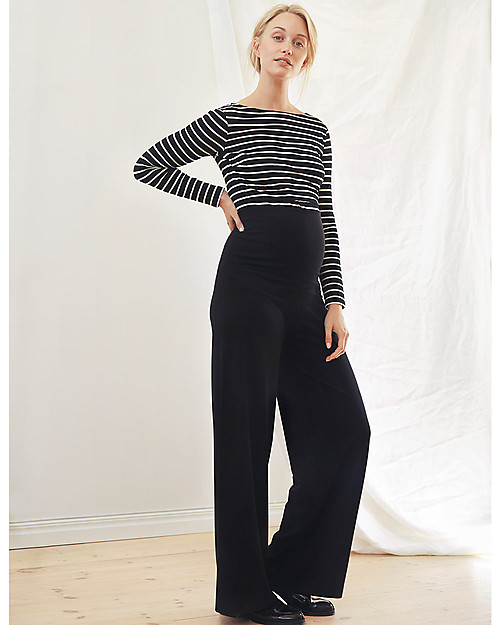 Boob Pantaloni Premaman Once On Never Off - Fibra di Eucalipto - Nero Pantaloni Lunghi