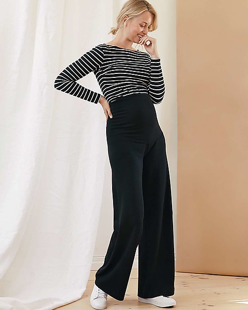 Boob Pantaloni Premaman Once On Never Off - Fibra di Eucalipto - Nero Pantaloni Lunghi