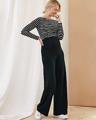 Boob Pantaloni Premaman Once On Never Off - Fibra di Eucalipto - Nero Pantaloni Lunghi