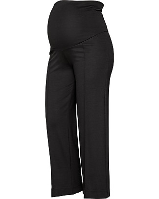 Boob Pantaloni Premaman, Once On Never Off, Neri - Fibra di Eucalipto Pantaloni Lunghi