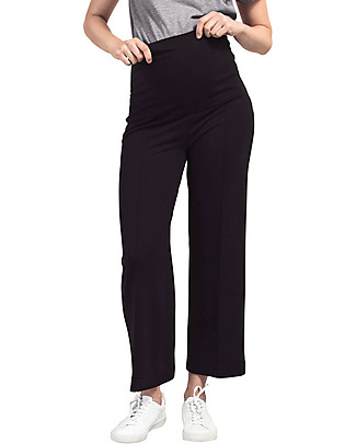 Boob Pantaloni Premaman, Once On Never Off, Neri - Fibra di Eucalipto Pantaloni Lunghi