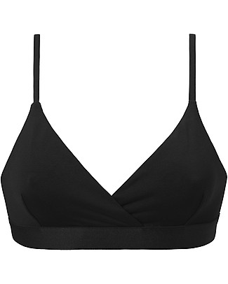 Boob Reggiseno da Allattamento a Triangolo The Go-To - Nero - Perfetto anche la Notte Reggiseni da Allattamento