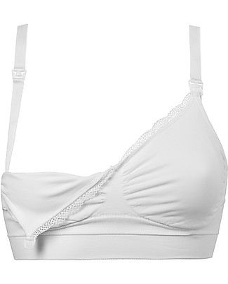 Boob Reggiseno da Allattamento Classic Fast Food, Bianco - Sostenibile! Reggiseni da Allattamento