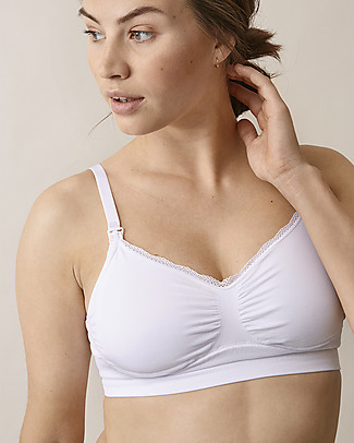 Boob Reggiseno da Allattamento Classic Fast Food - Bianco - Sostenibile! Reggiseni da Allattamento