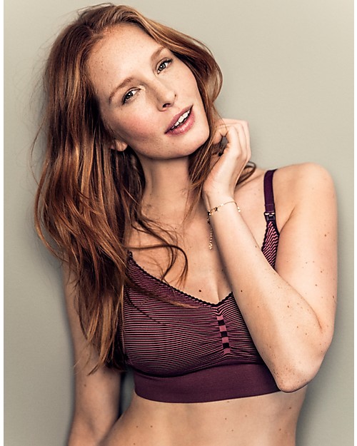 Boob Reggiseno da Allattamento Fast Food Free - Viola Scuro/Rosa Reggiseni da Allattamento