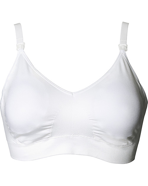 Boob Reggiseno da Allattamento Invisibile Imbottito - Bianco - Imbottitura removibile Reggiseni da Allattamento